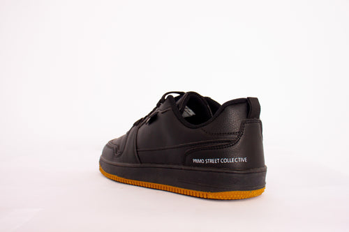Primo Aetha Black Panelled Sneaker