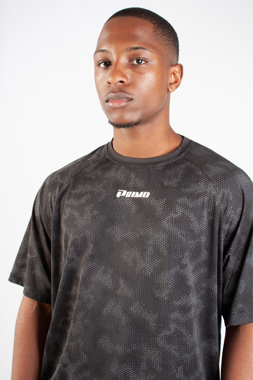 PRIMO BLACK DOTTED TEE