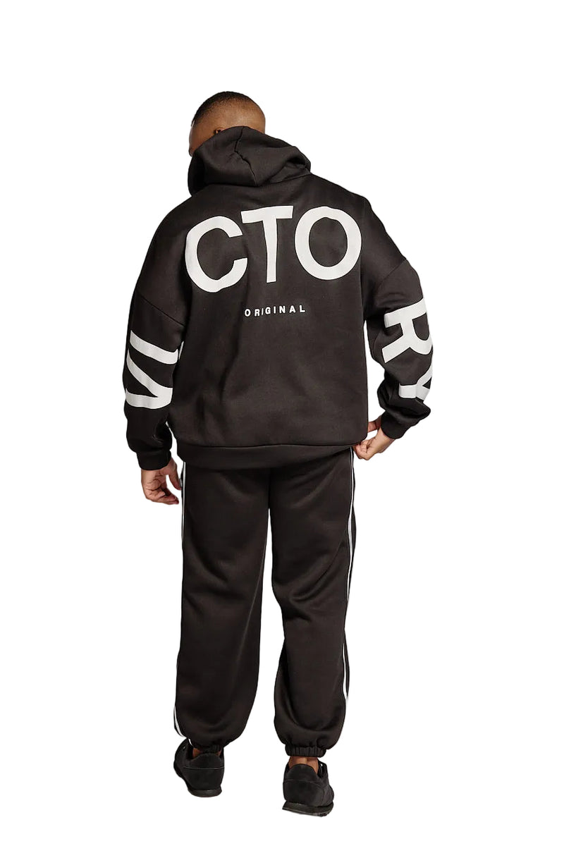 MENS BLACK VICTORY OVERSIZED HOODIE – Victory Lab