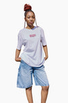 MID BLUE CARPENTER DENIM JORT