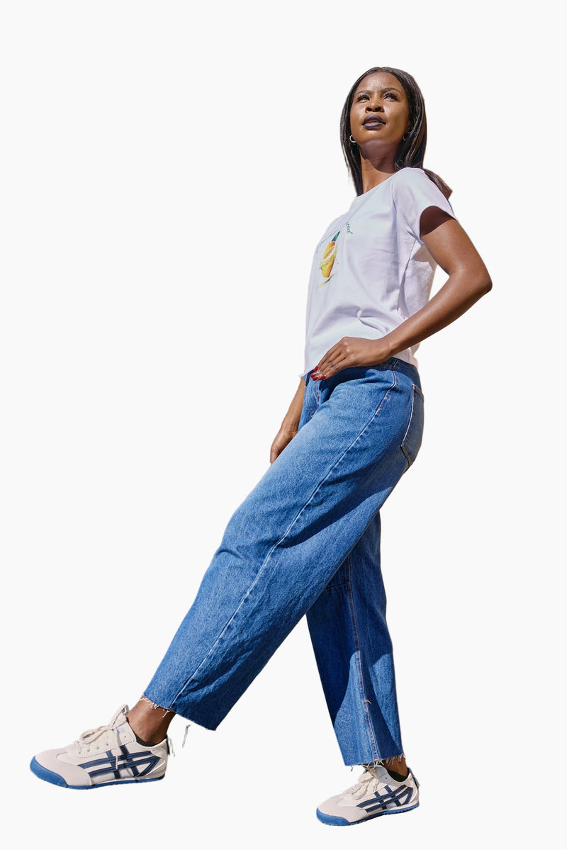 BARREL LEG JEAN