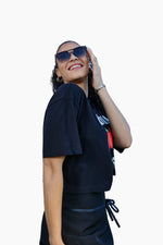 ANTHRICITE  'CALIFORNIA'  BOXY TEE