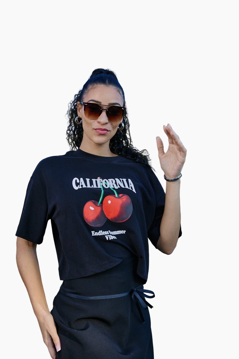 ANTHRICITE  'CALIFORNIA'  BOXY TEE