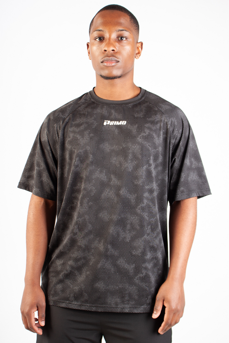 PRIMO BLACK DOTTED TEE