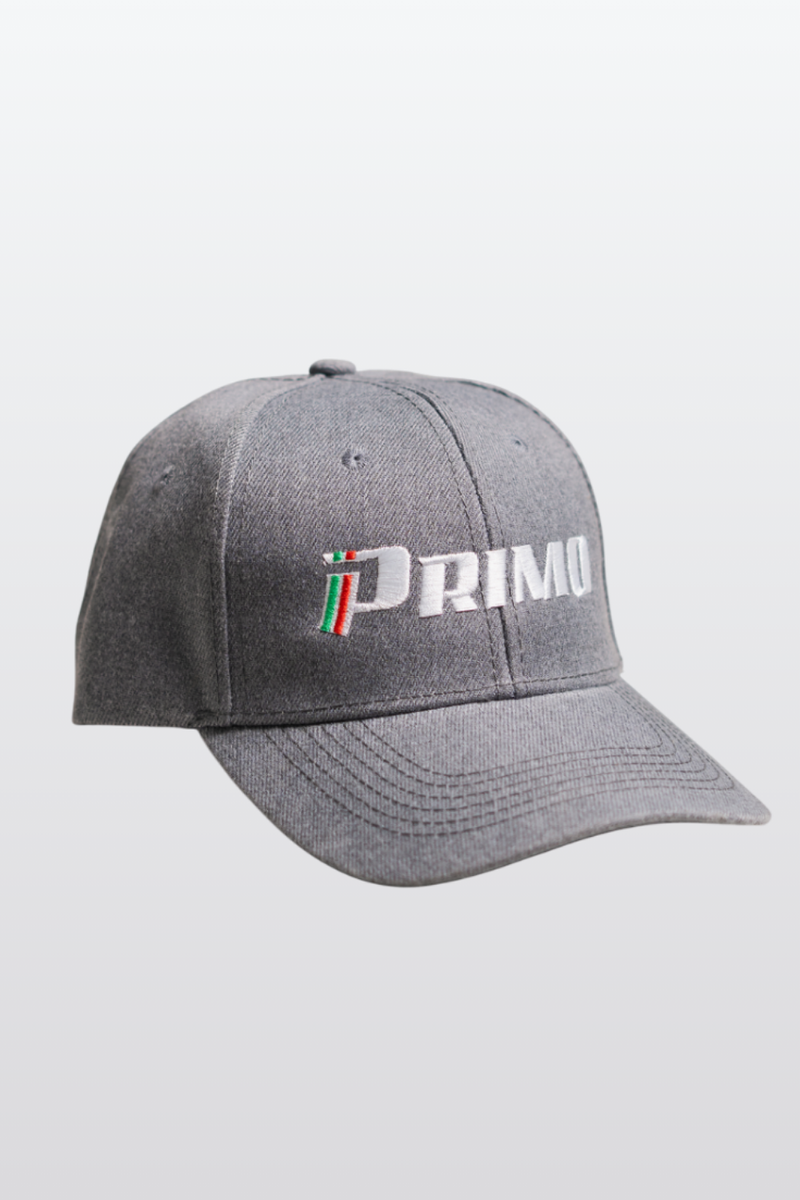 GREY EMBROIDERED PRIMO CAP