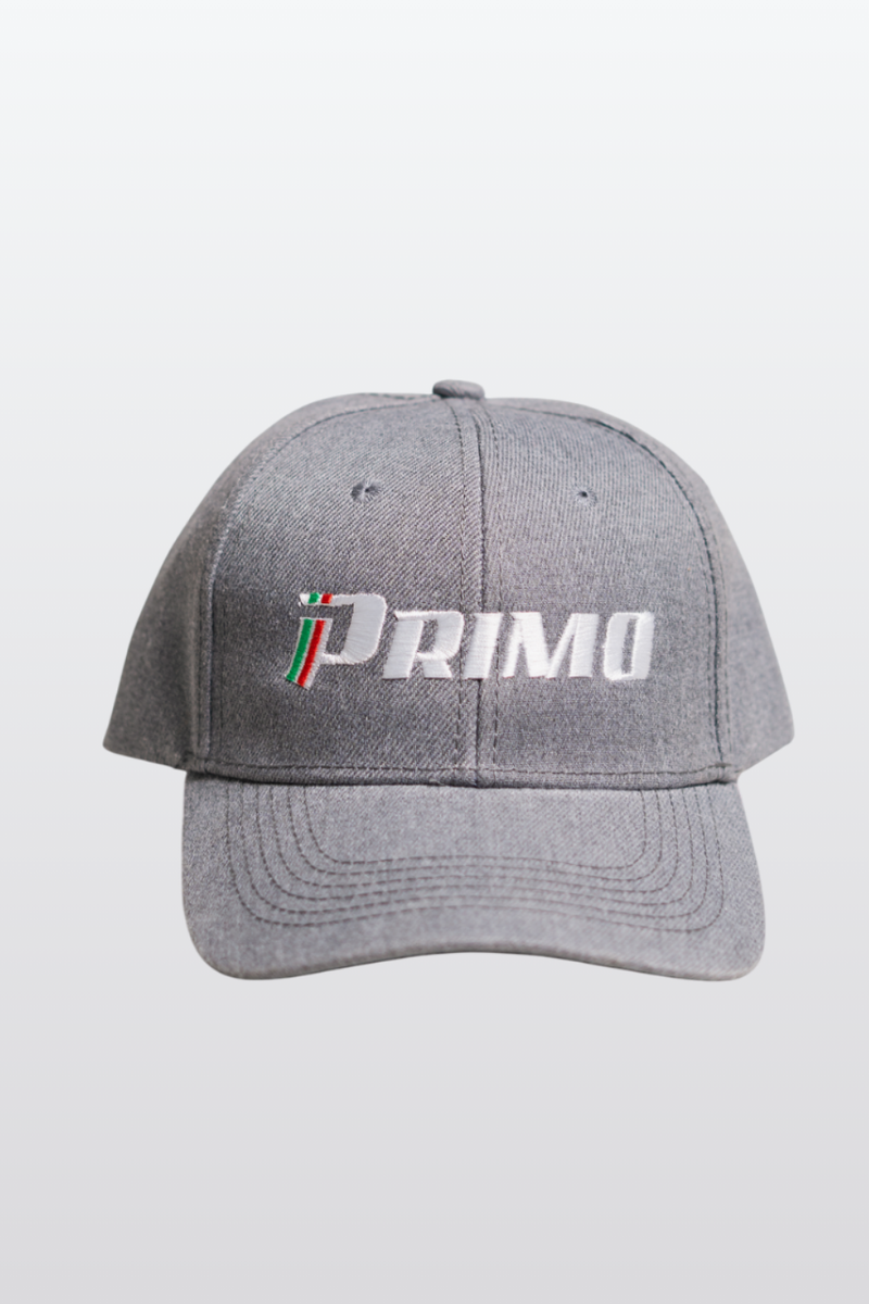 GREY EMBROIDERED PRIMO CAP