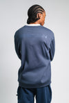 NAVY ESSENTIAL V FLOSS SWEATER