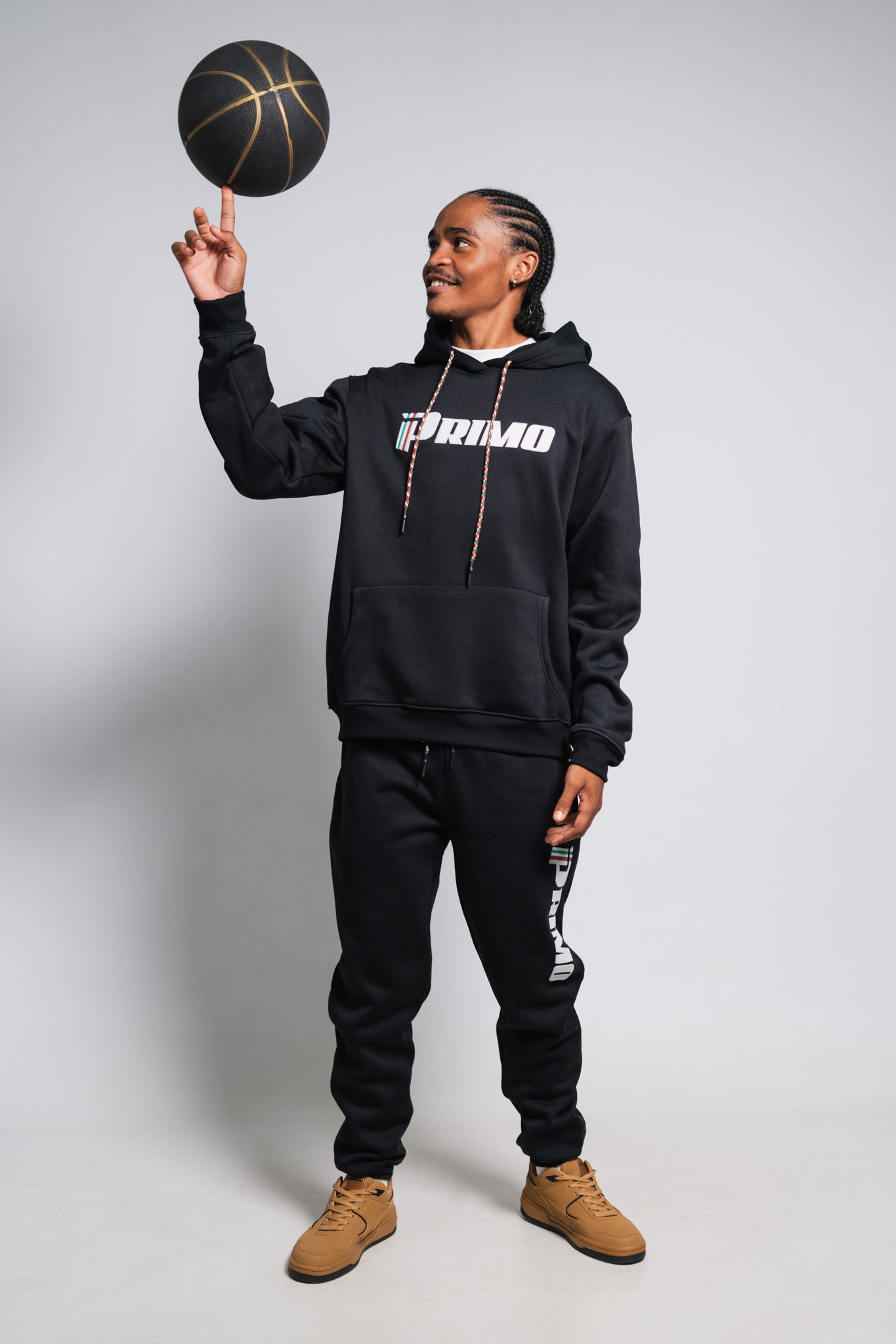 BLACK CLASSIC FLEECE HOODY