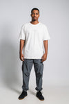 WHITE ESSENTIALS FASH TEE