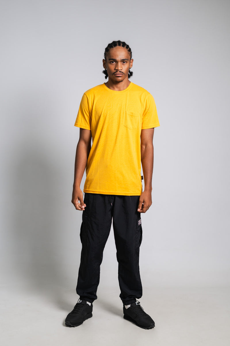 BRIGHT LEMON POCKET TEE