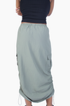 SAGE TASLON CARGO SKIRT