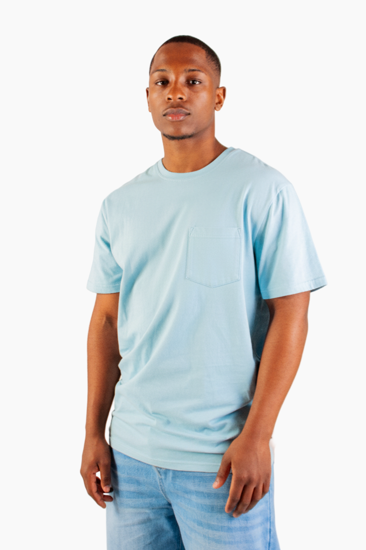 CHAMBRAY POCKET TEE