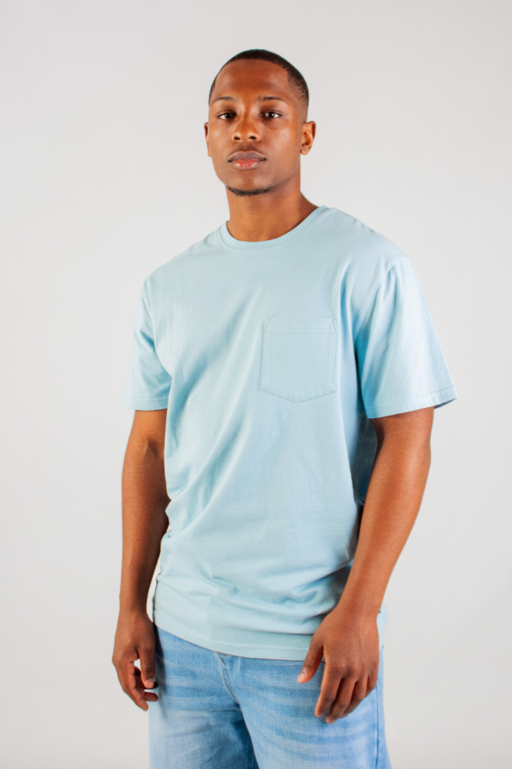 CHAMBRAY POCKET TEE