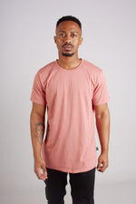 PINK CREW NECK TEE