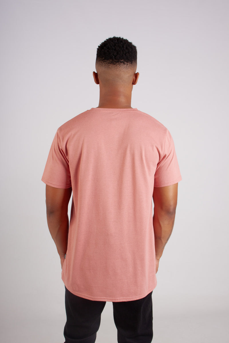 PINK CREW NECK TEE