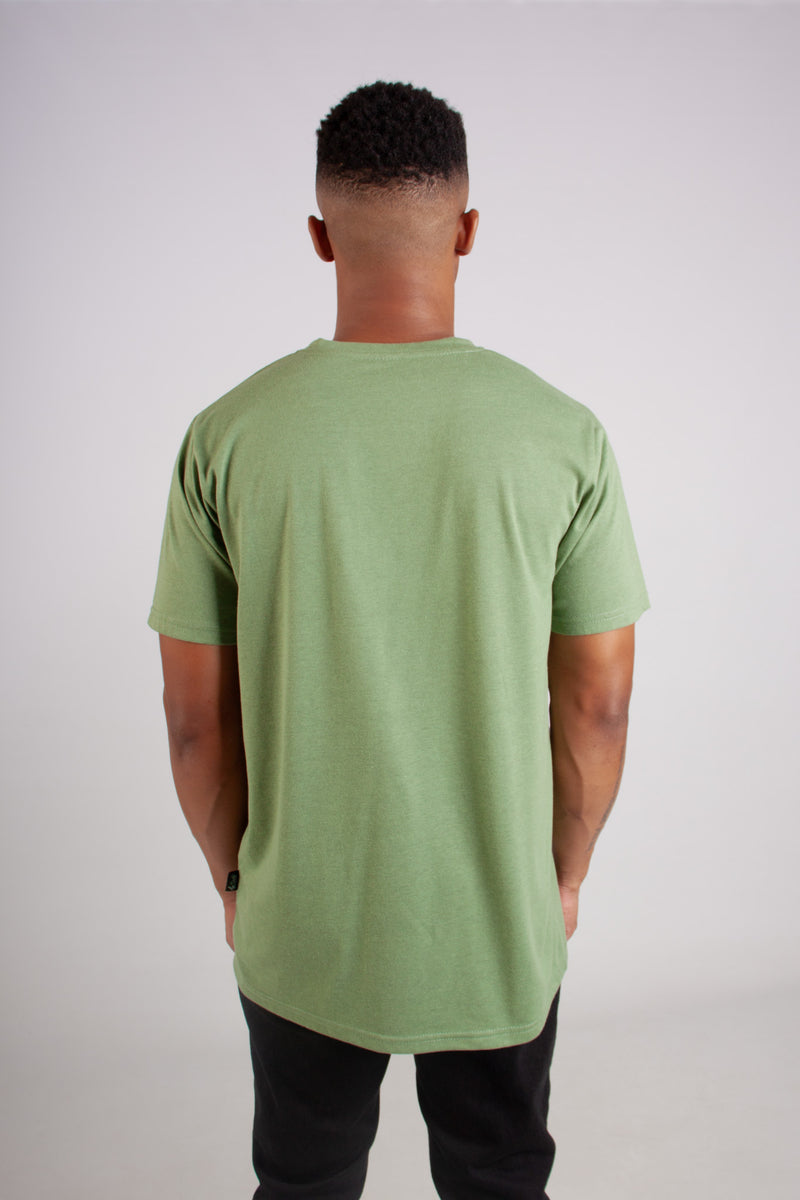 DARK SAGE CREW NECK TEE