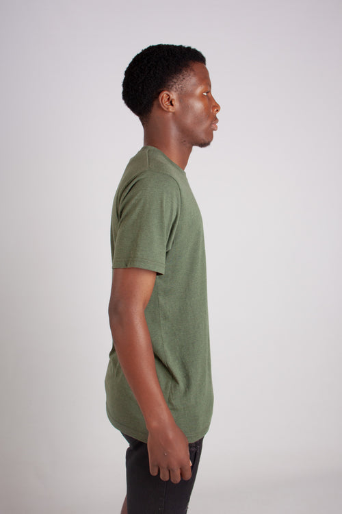 OLIVE POCKET TEE