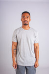 MENS GREY MELANGE POCKET TEE