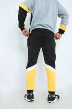Yellow/Black Fashion Colour Block Jogger