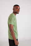 DARK SAGE V NECK TEE