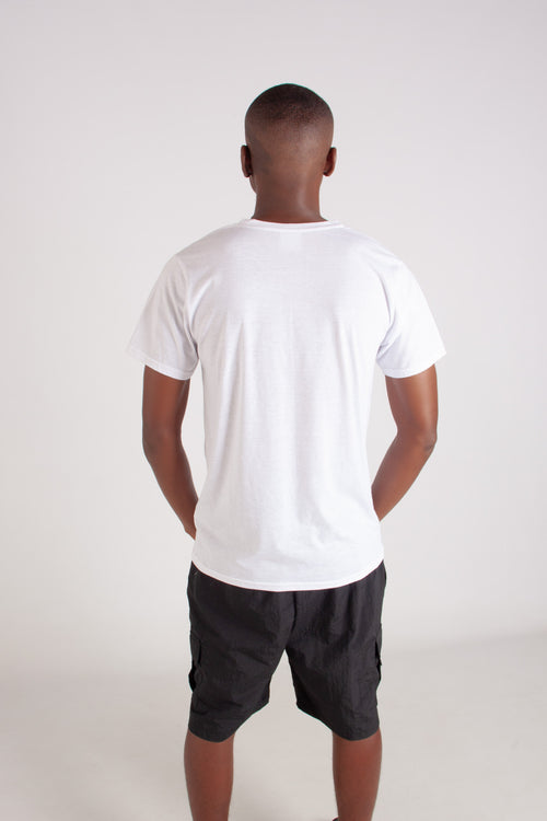 WHITE I WONDER IF BEER THINKS ABOUT ME TEE