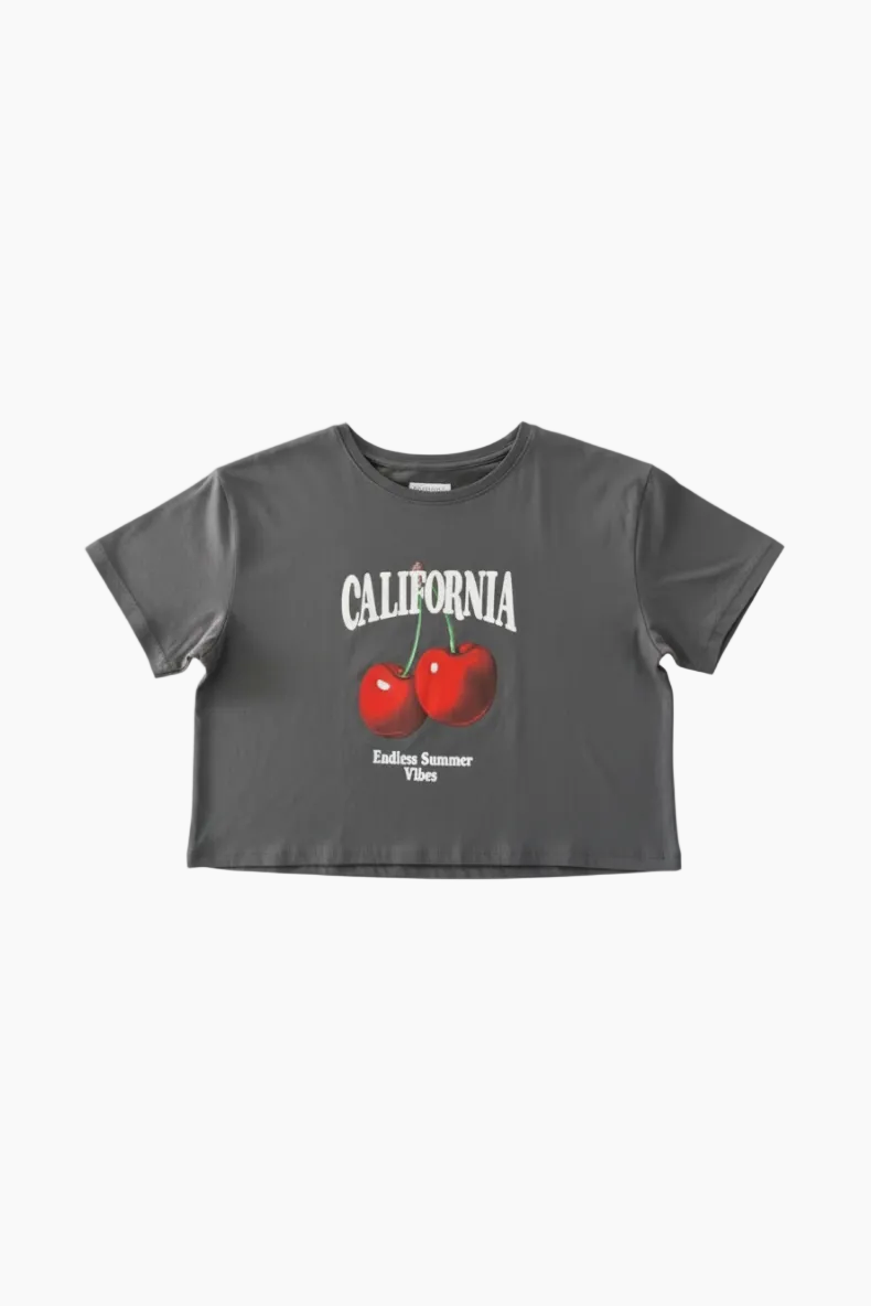 ANTHRICITE  'CALIFORNIA'  BOXY TEE