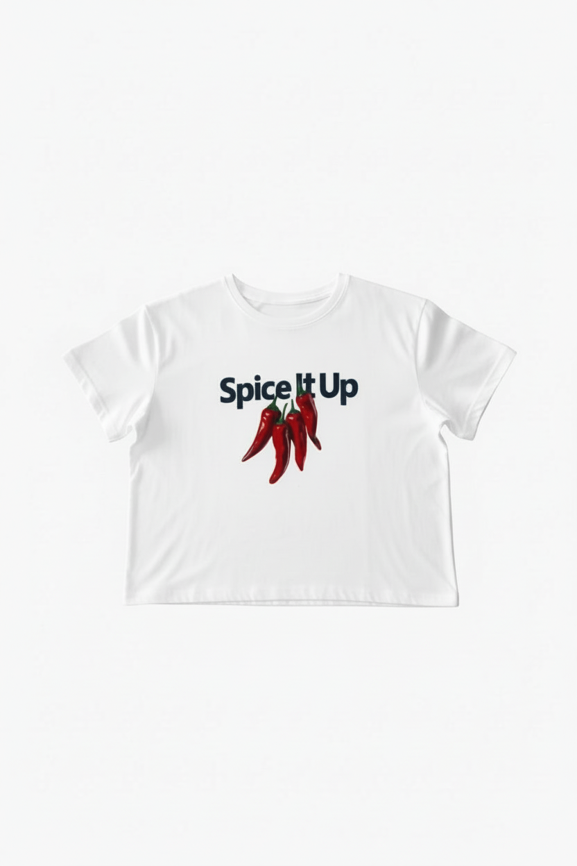 'SPICE IT UP' BOXY TEE