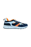 PRIMO NAVY/ORANGE COLOUR BLOCK SNEAKER