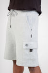 GREY MELANGE CARGO SHORT