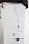 GREY MELANGE CARGO SHORT