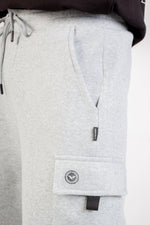 GREY MELANGE CARGO SHORT