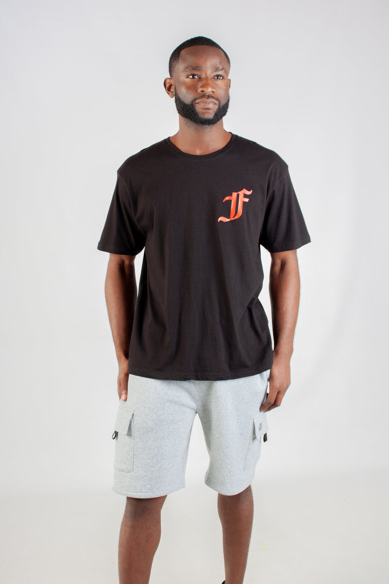 GREY MELANGE CARGO SHORT