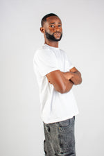 WHITE POCKET TEE