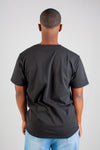 BLACK CREW NECK TEE