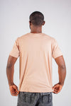 TAUPE CREW NECK T-SHIRT