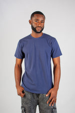 NAVY CREW NECK T-SHIRT