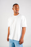 WHITE CREW NECK TEE