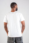 WHITE V-NECK TEE