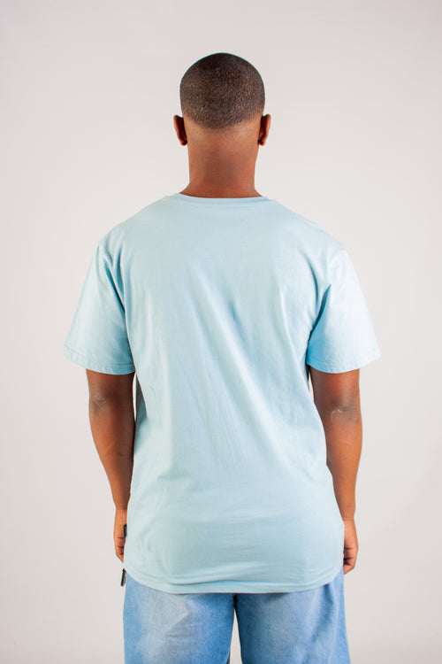 ICE BLUE CREW NECK T-SHIRT