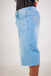 BLUE RIGID DENIM JORT