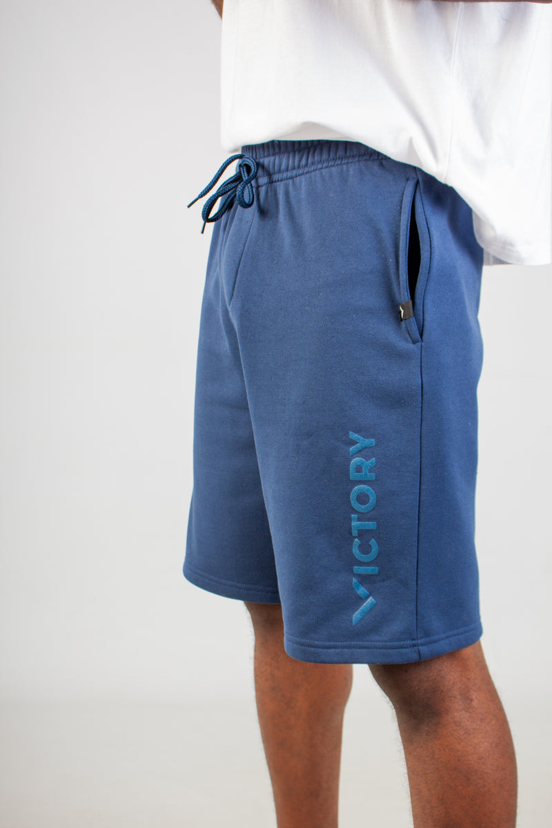 NAVY CORE FLEECE SHORT