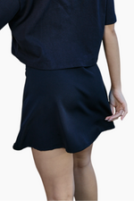 PLEATED MINI SKIRT