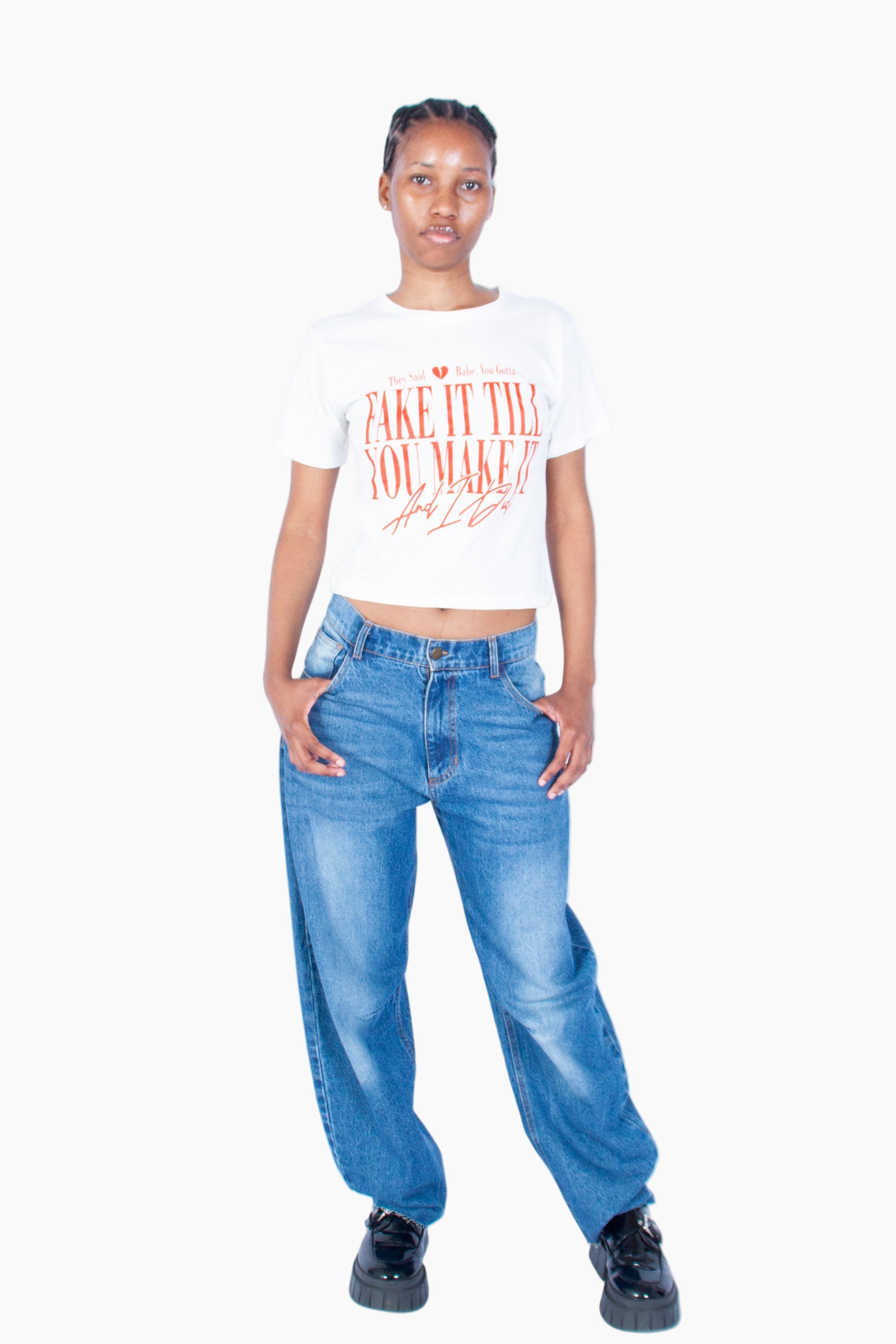 BARREL LEG JEAN