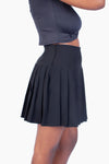 PLEATED MINI SKIRT