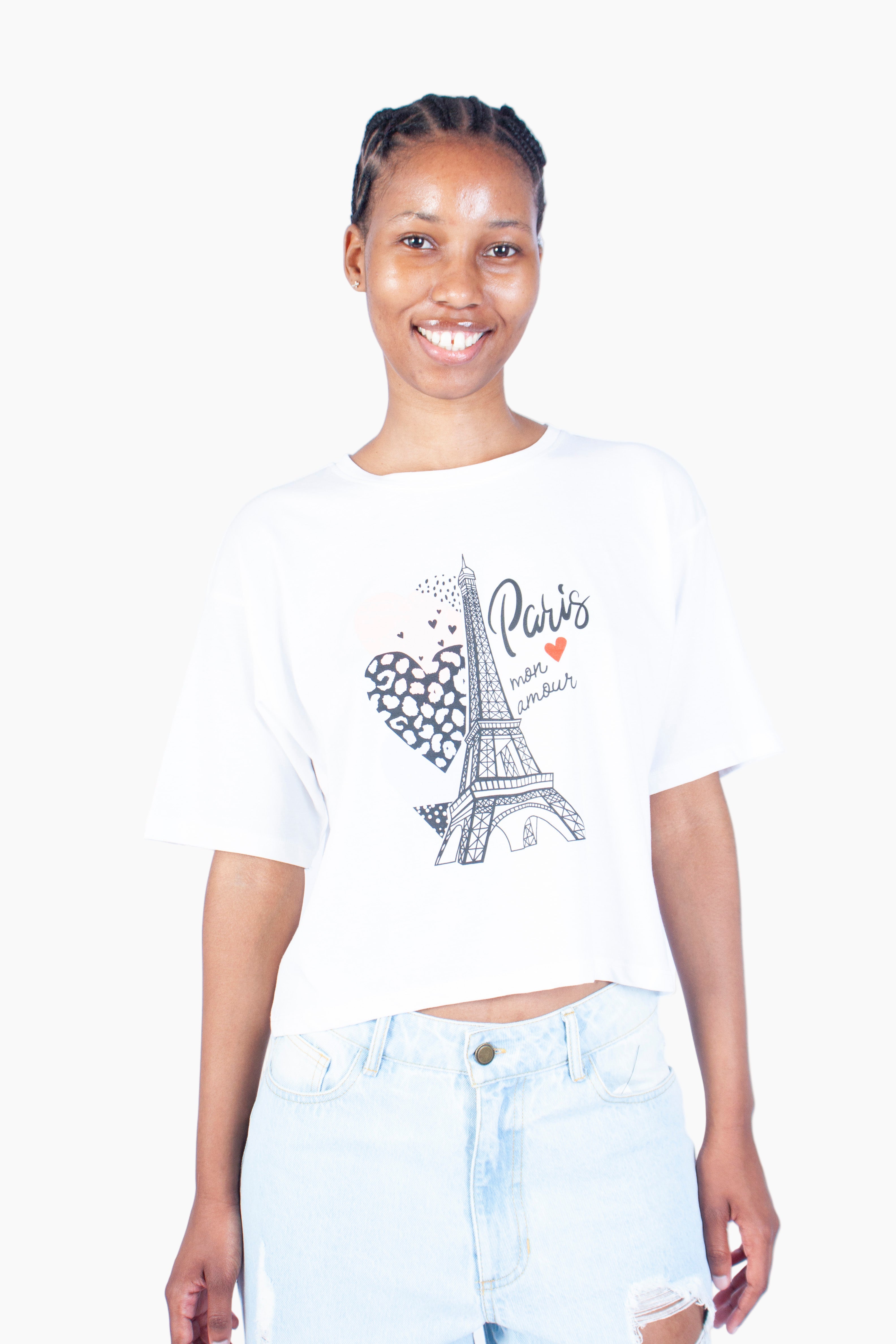 'PARIS' BOXY TEE