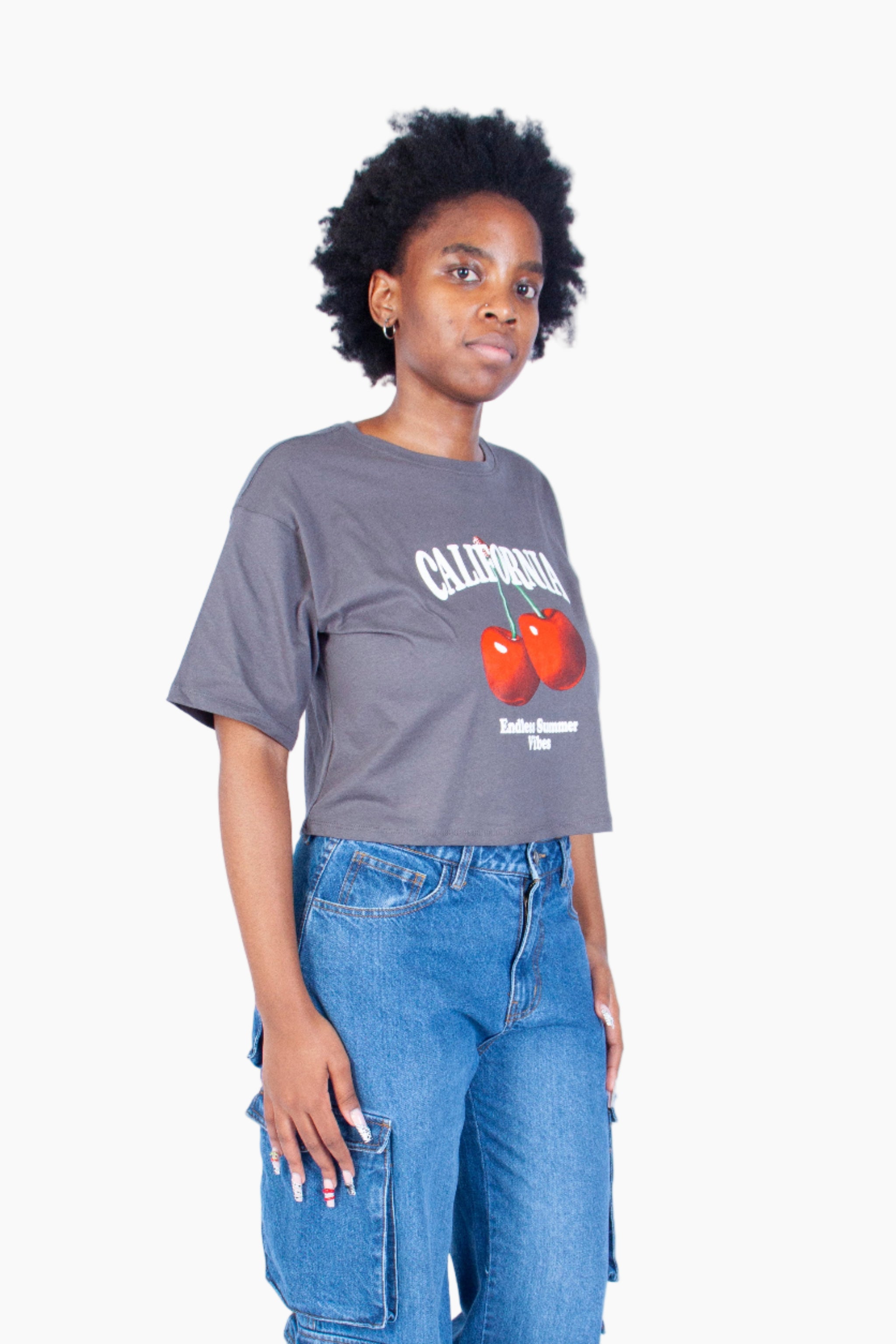 ANTHRICITE  'CALIFORNIA'  BOXY TEE