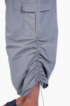 GREY TASLON CARGO SKIRT