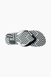 BLACK GEOMETRIC OPP FLIP FLOP