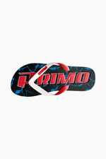BLUE/RED EMBOSSED FLIP FLOP
