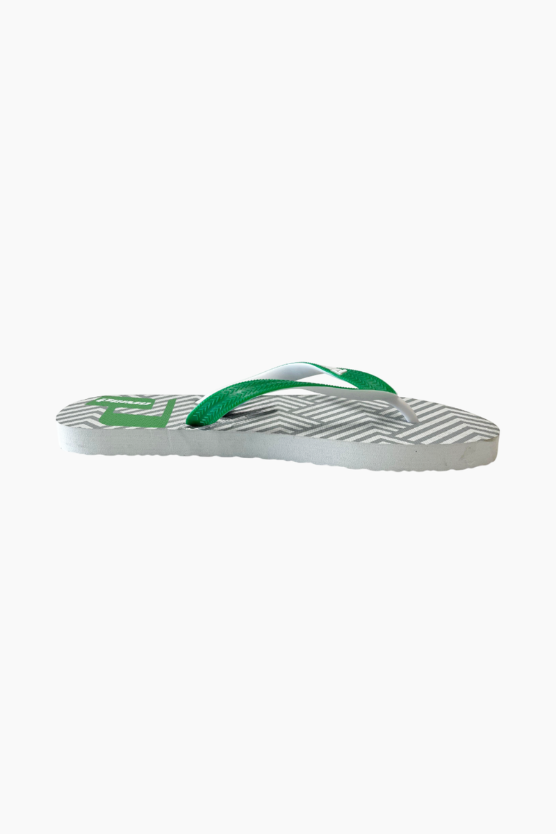 GREEN GEOMETRIC OPP FLIP FLOP